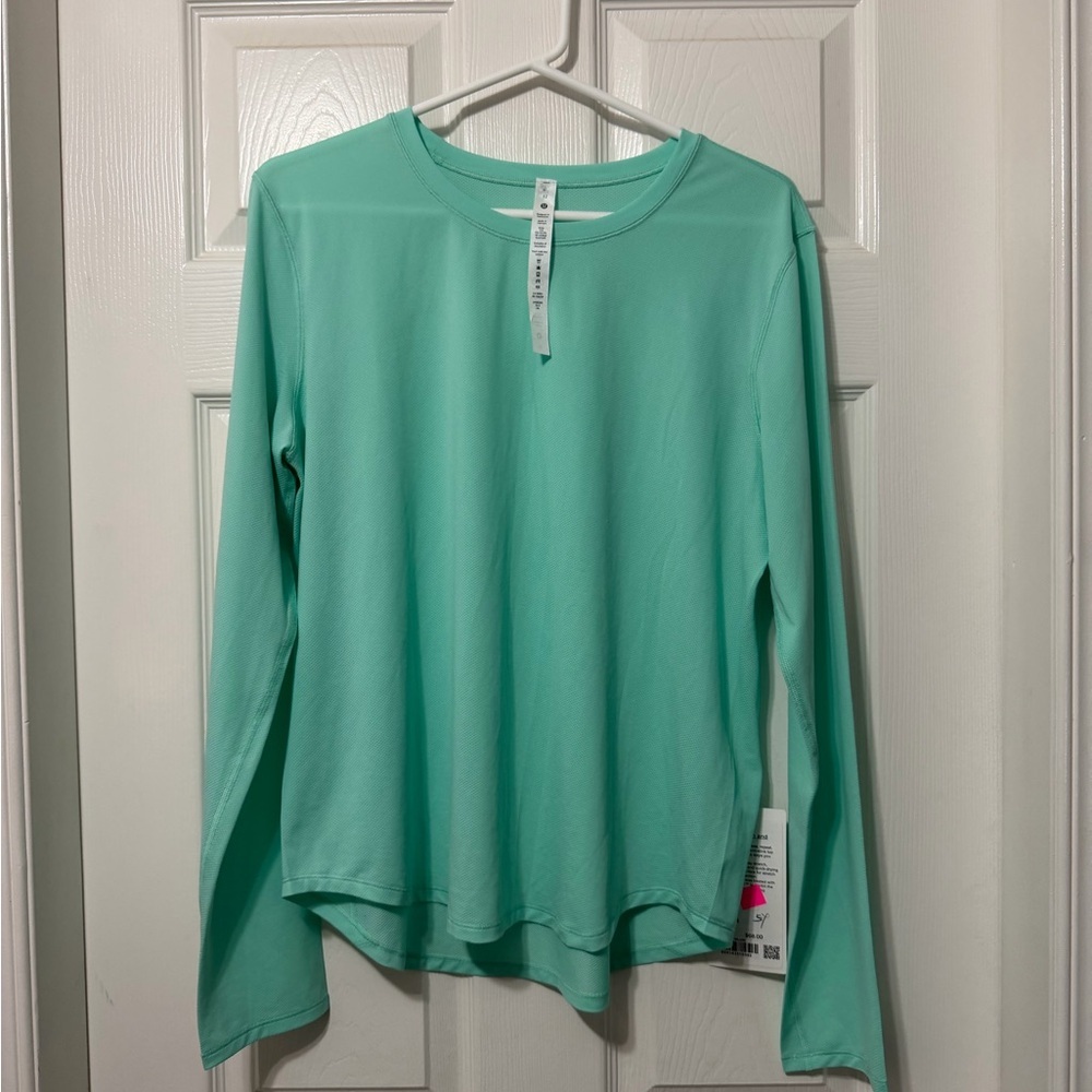 lululemon athletica high neck running and training long sleeve size 12 nwt